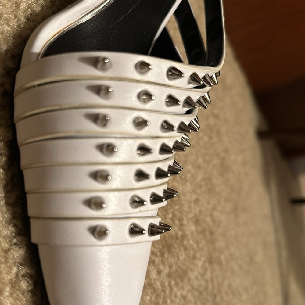 Zara white studded heels - Picture 7 of 7